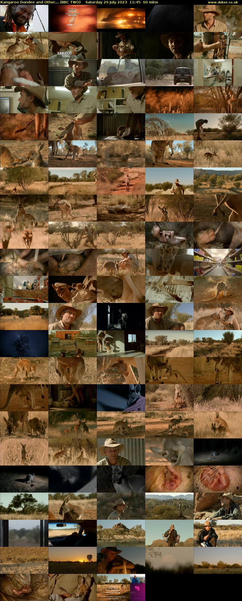 Kangaroo Dundee and Other... (BBC TWO) Saturday 29 July 2023 11:45 - 12:45