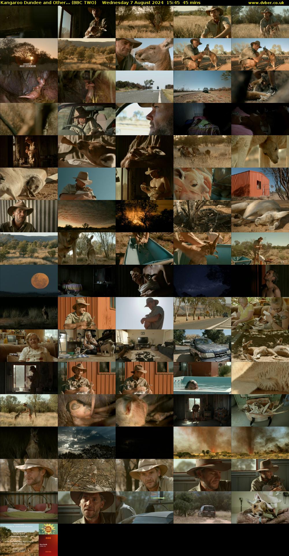 Kangaroo Dundee and Other... (BBC TWO) Wednesday 7 August 2024 15:45 - 16:30