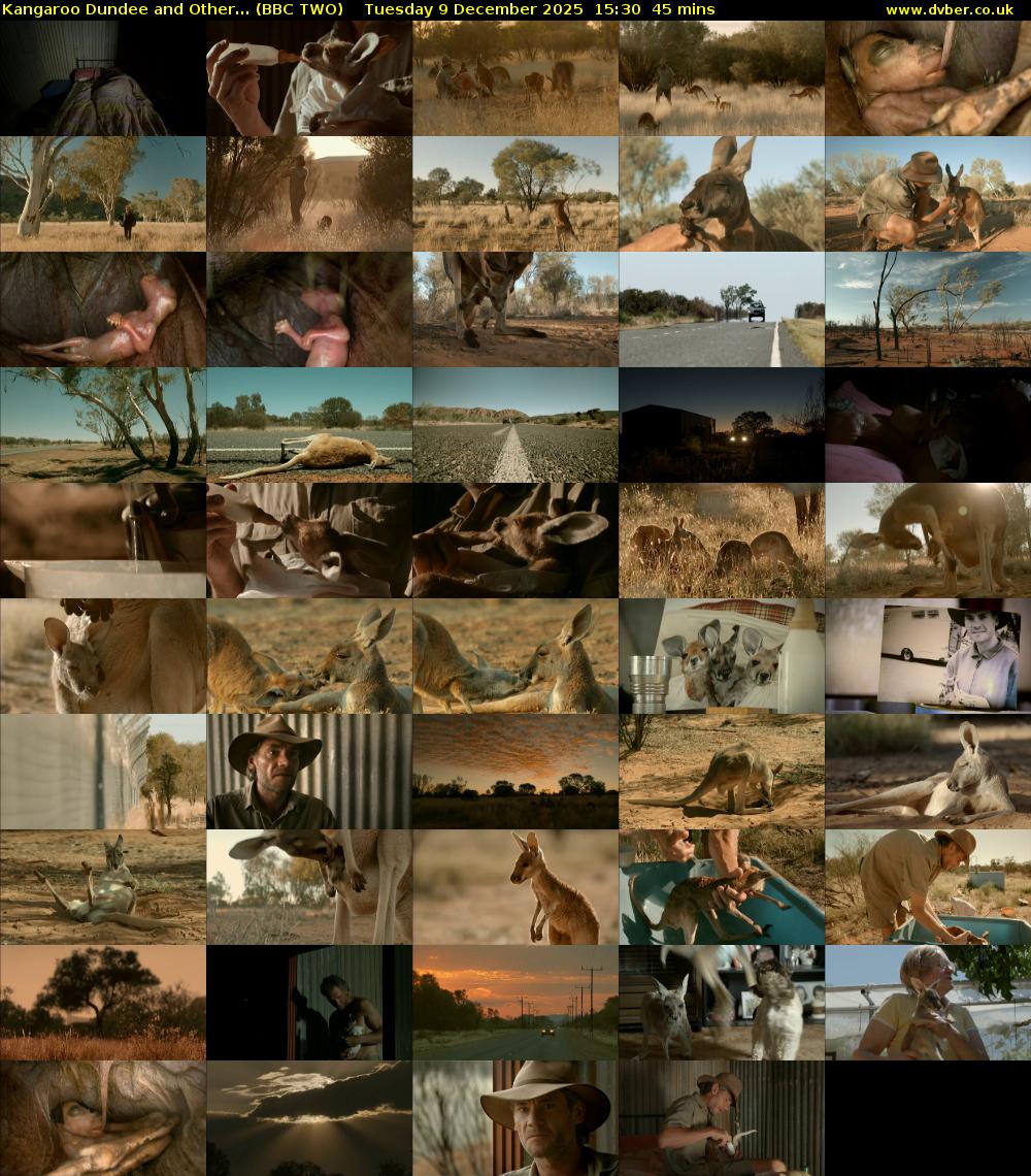 Kangaroo Dundee and Other... (BBC TWO) Tuesday 9 December 2025 15:30 - 16:15