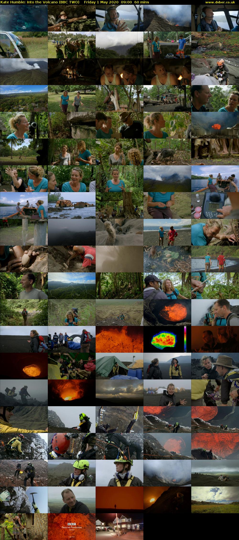 Kate Humble: Into the Volcano (BBC TWO) Friday 1 May 2020 09:00 - 10:00