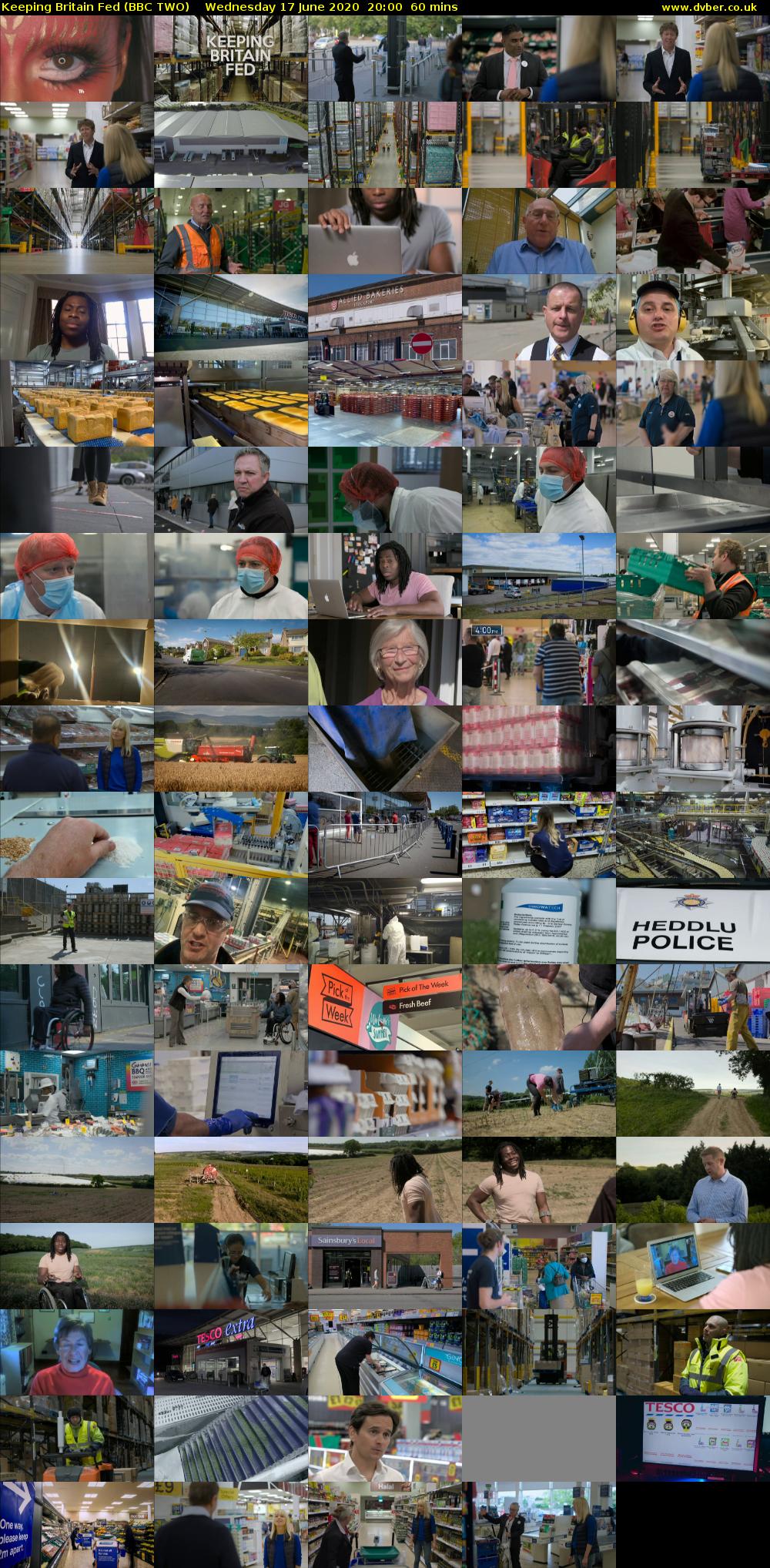 Keeping Britain Fed (BBC TWO) Wednesday 17 June 2020 20:00 - 21:00