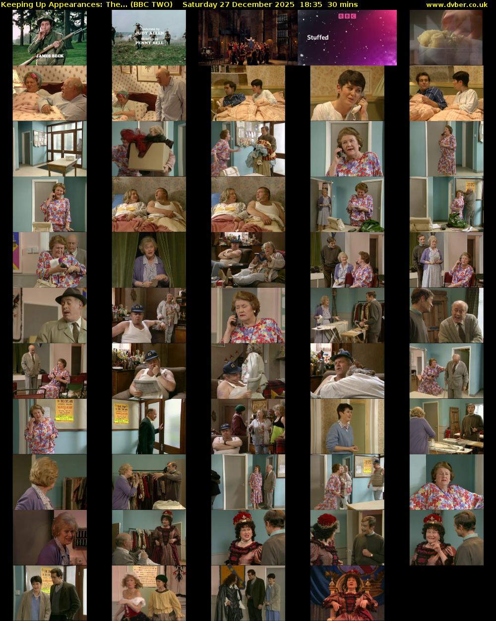 Keeping Up Appearances: The... (BBC TWO) Saturday 27 December 2025 18:35 - 19:05