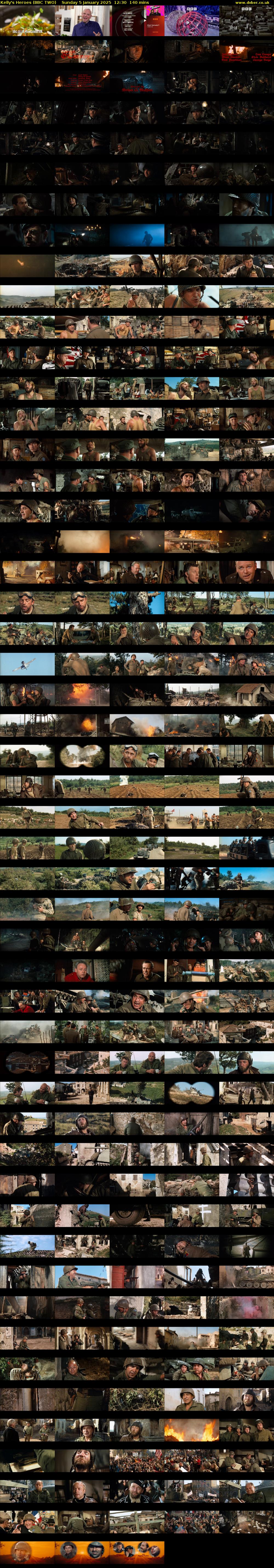 Kelly's Heroes (BBC TWO) Sunday 5 January 2025 12:30 - 14:50