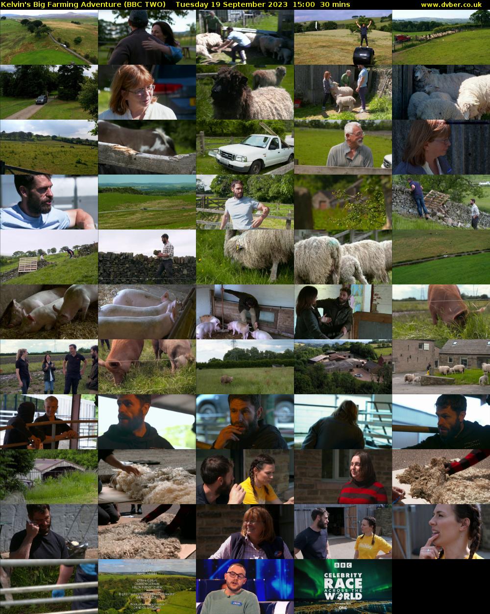 Kelvin's Big Farming Adventure (BBC TWO) Tuesday 19 September 2023 15:00 - 15:30