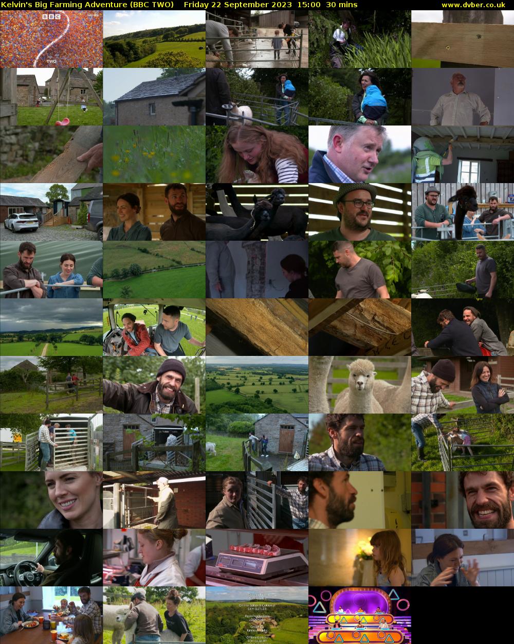 Kelvin's Big Farming Adventure (BBC TWO) Friday 22 September 2023 15:00 - 15:30
