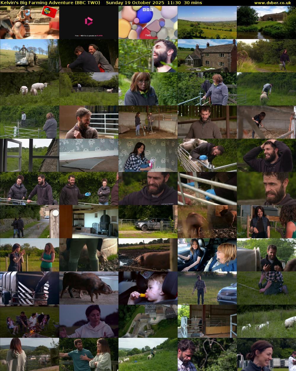 Kelvin's Big Farming Adventure (BBC TWO) Sunday 19 October 2025 11:30 - 12:00
