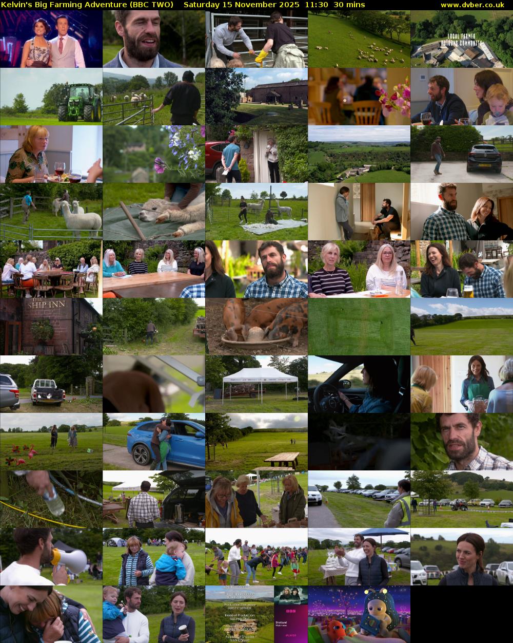 Kelvin's Big Farming Adventure (BBC TWO) Saturday 15 November 2025 11:30 - 12:00