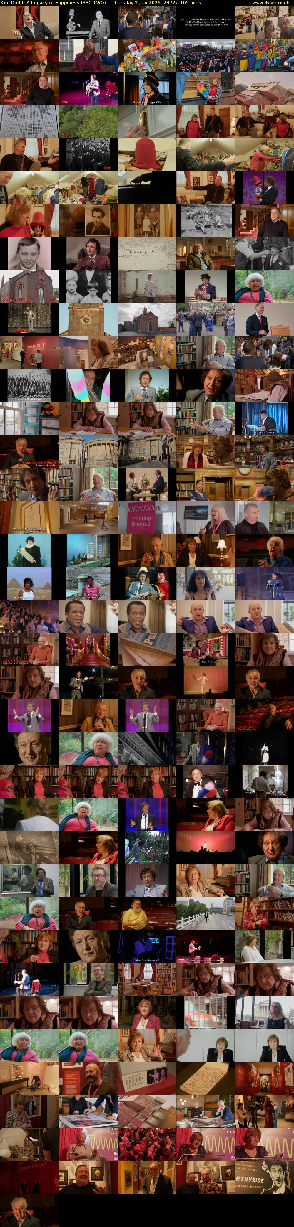 Ken Dodd: A Legacy of Happiness (BBC TWO) Thursday 2 July 2026 23:55 - 01:40