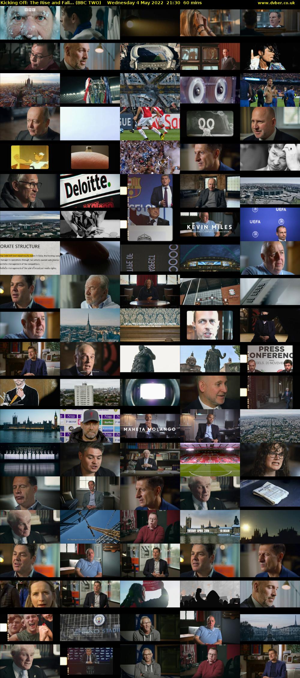 Kicking Off: The Rise and Fall... (BBC TWO) Wednesday 4 May 2022 21:30 - 22:30