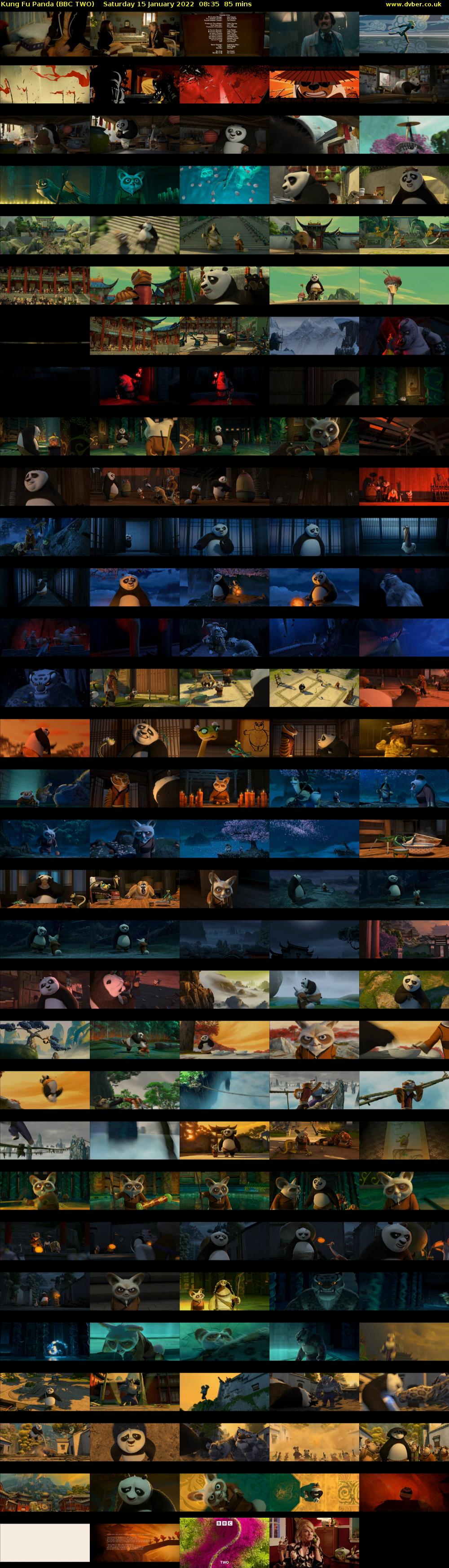 Kung Fu Panda (BBC TWO) Saturday 15 January 2022 08:35 - 10:00