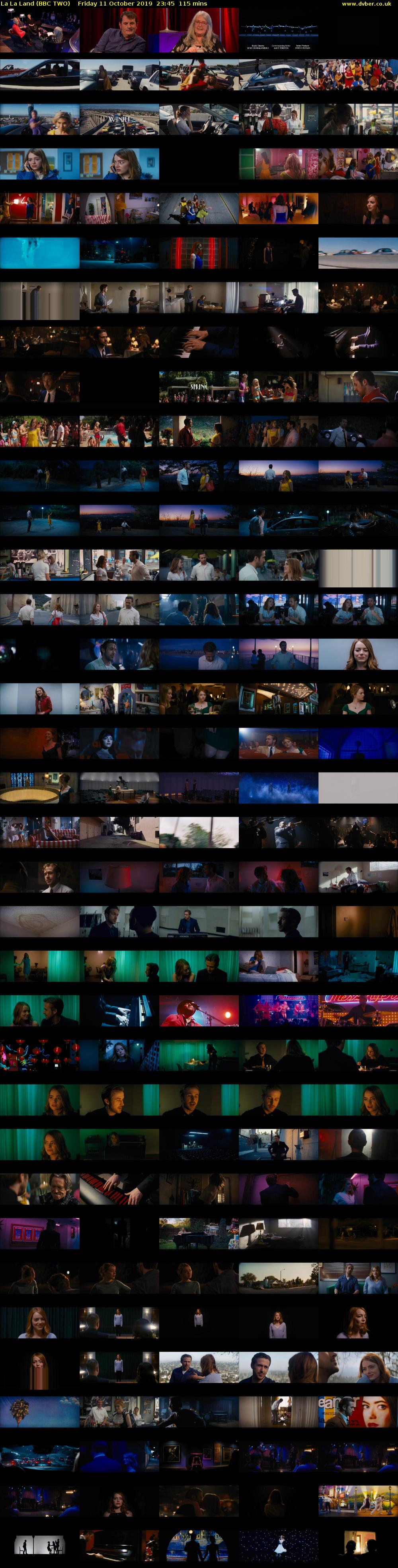 La La Land (BBC TWO) Friday 11 October 2019 23:45 - 01:40