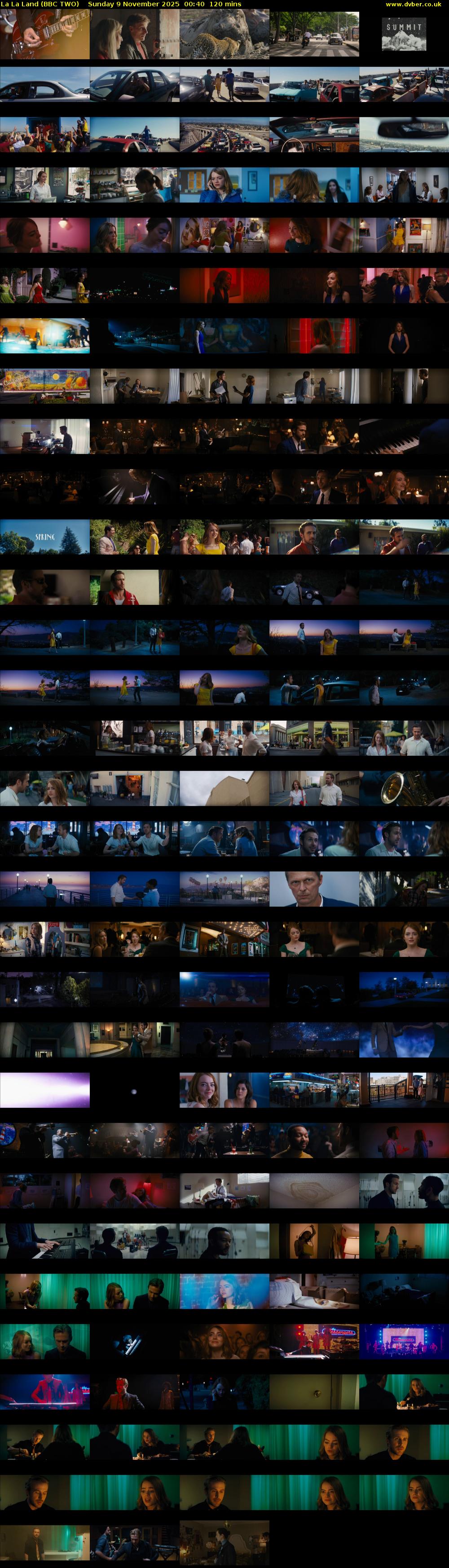 La La Land (BBC TWO) Sunday 9 November 2025 00:40 - 02:40