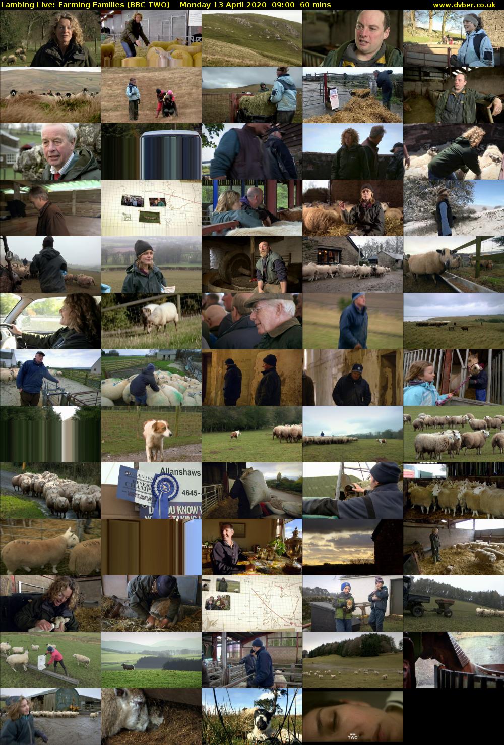 Lambing Live: Farming Families (BBC TWO) Monday 13 April 2020 09:00 - 10:00