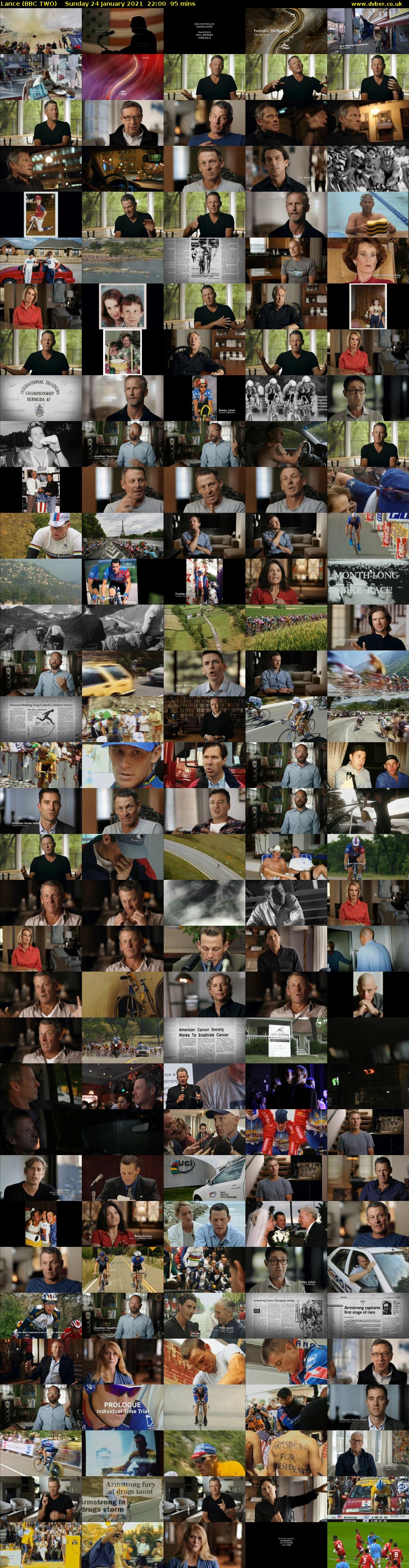 Lance (BBC TWO) Sunday 24 January 2021 22:00 - 23:35