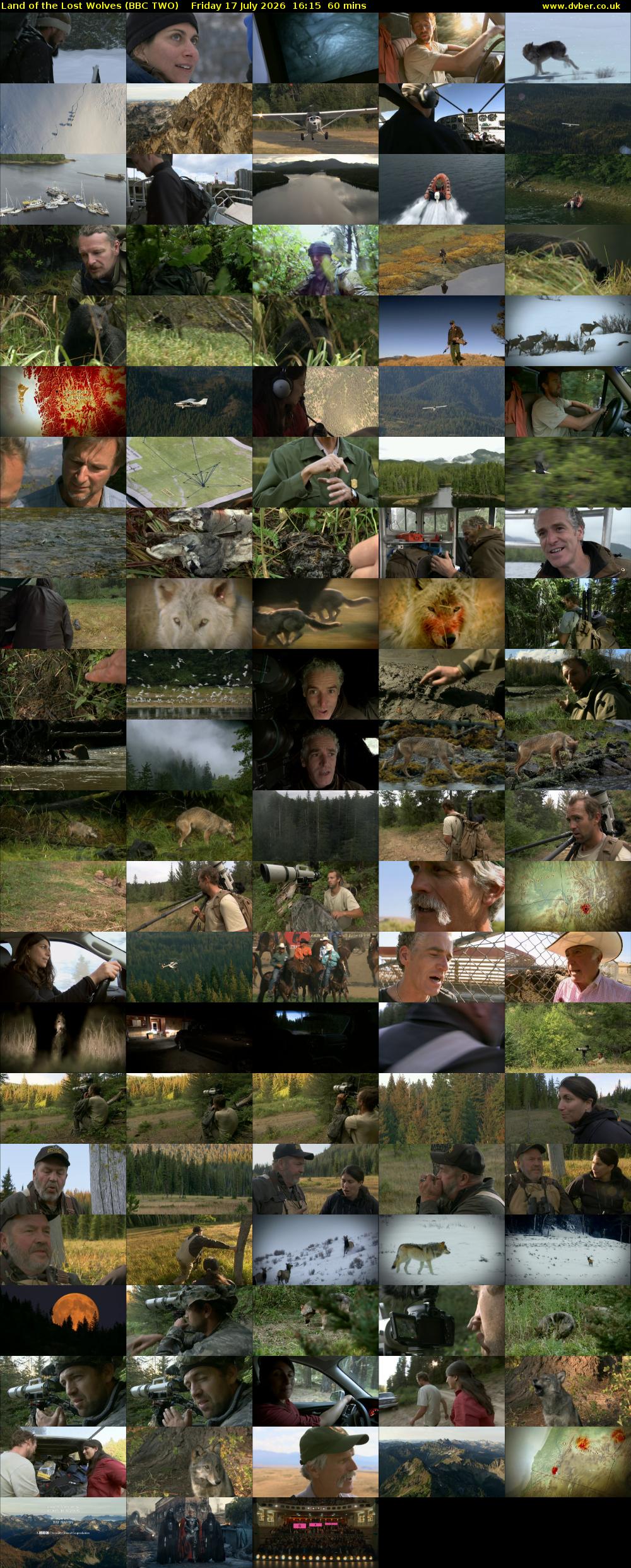Land of the Lost Wolves (BBC TWO) Friday 17 July 2026 16:15 - 17:15