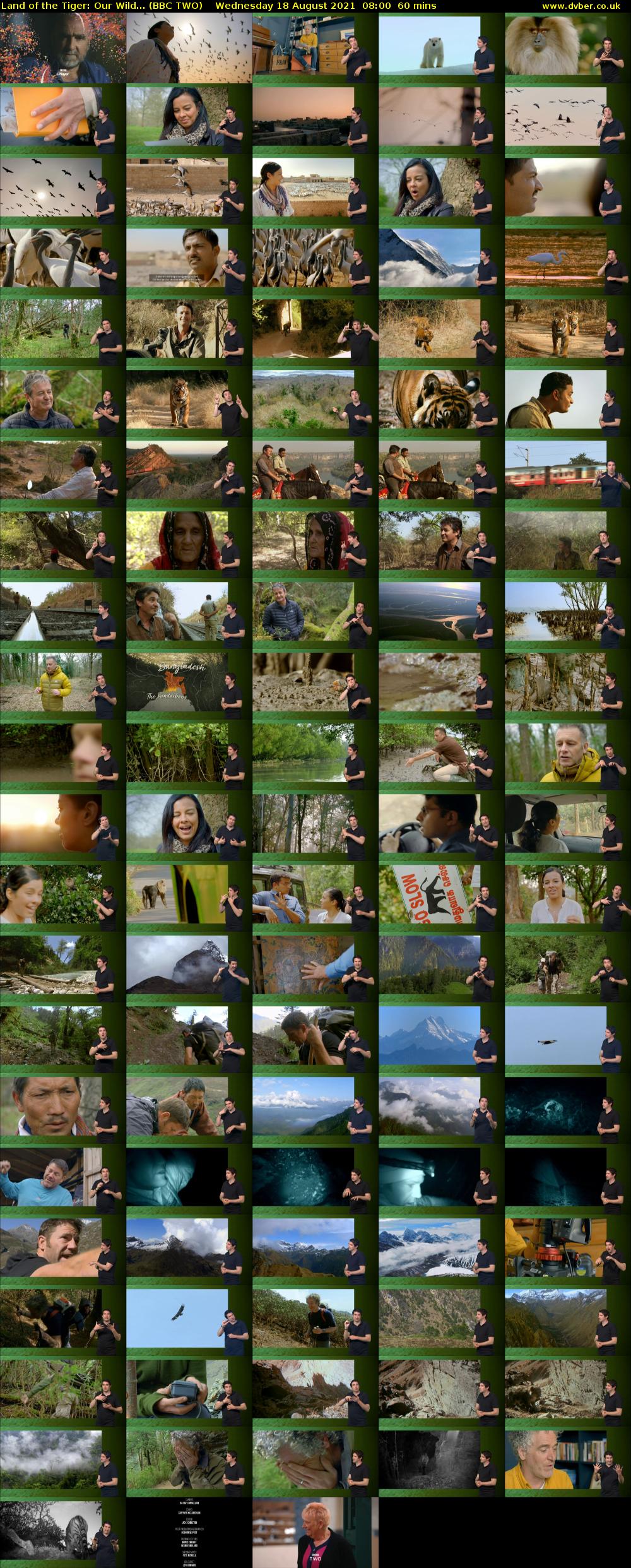 Land of the Tiger: Our Wild... (BBC TWO) Wednesday 18 August 2021 08:00 - 09:00