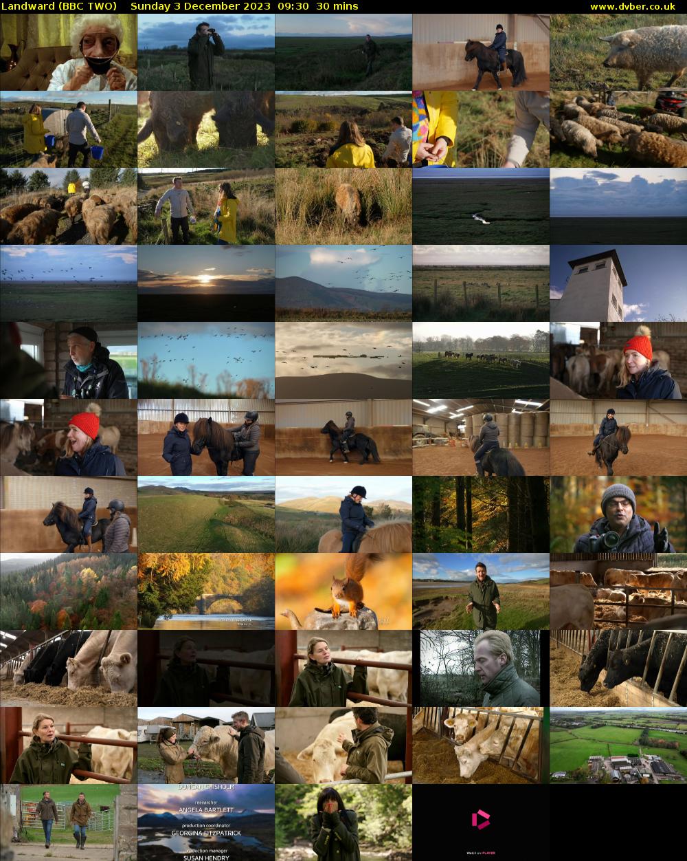 Landward (BBC TWO) Sunday 3 December 2023 09:30 - 10:00