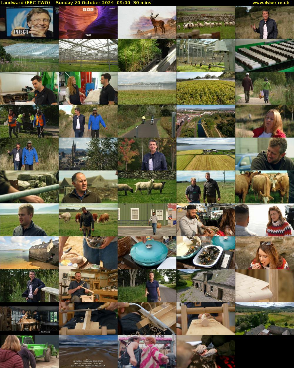 Landward (BBC TWO) Sunday 20 October 2024 09:00 - 09:30