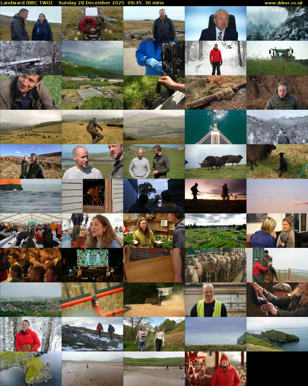 Landward (BBC TWO) Sunday 28 December 2025 09:45 - 10:15