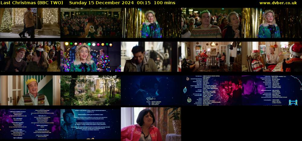 Last Christmas (BBC TWO) Sunday 15 December 2024 00:15 - 01:55