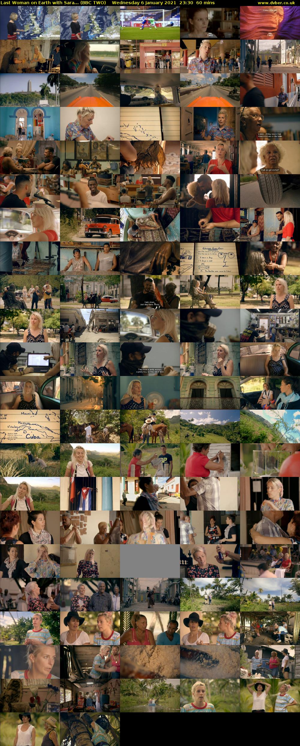 Last Woman on Earth with Sara... (BBC TWO) Wednesday 6 January 2021 23:30 - 00:30
