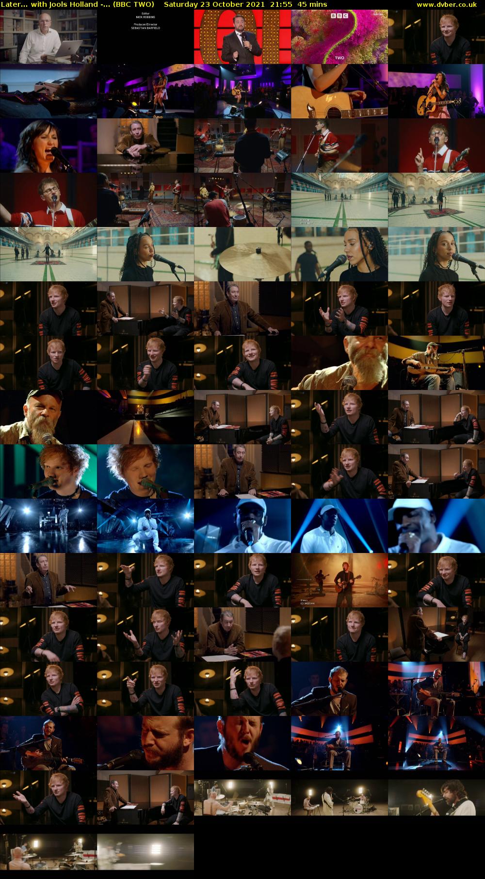 Later... with Jools Holland -... (BBC TWO) Saturday 23 October 2021 21:55 - 22:40