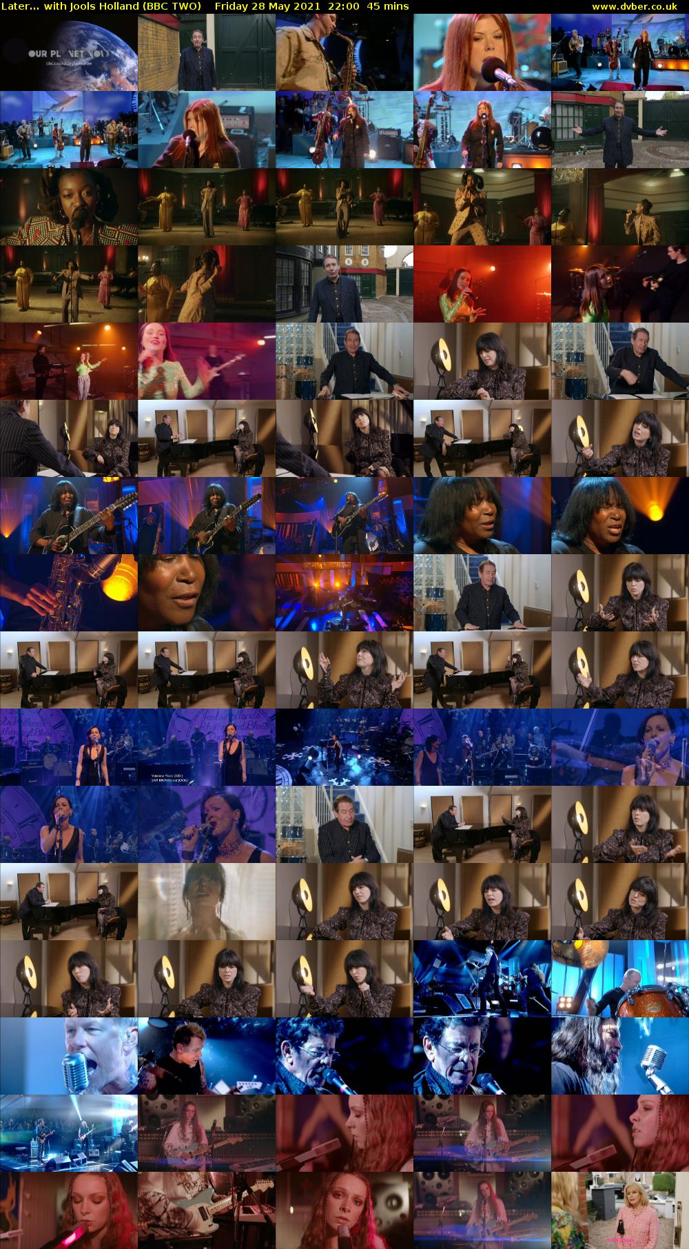 Later... with Jools Holland (BBC TWO) Friday 28 May 2021 22:00 - 22:45