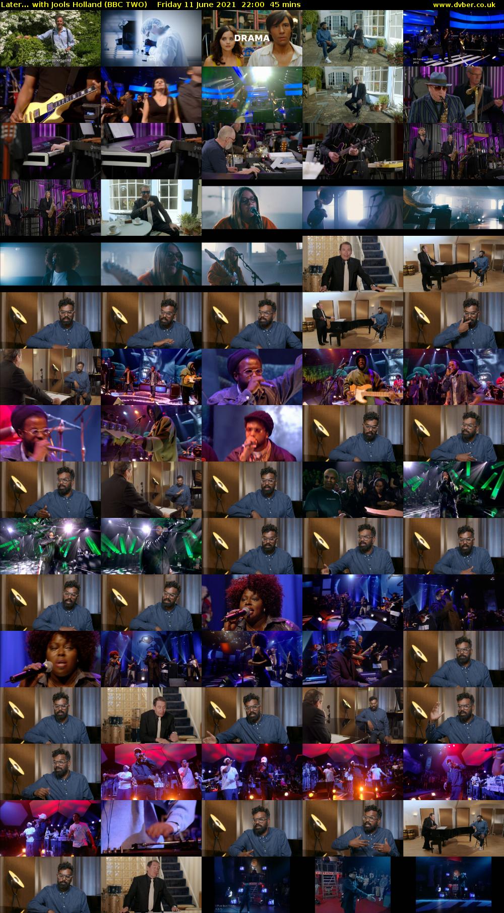 Later... with Jools Holland (BBC TWO) Friday 11 June 2021 22:00 - 22:45