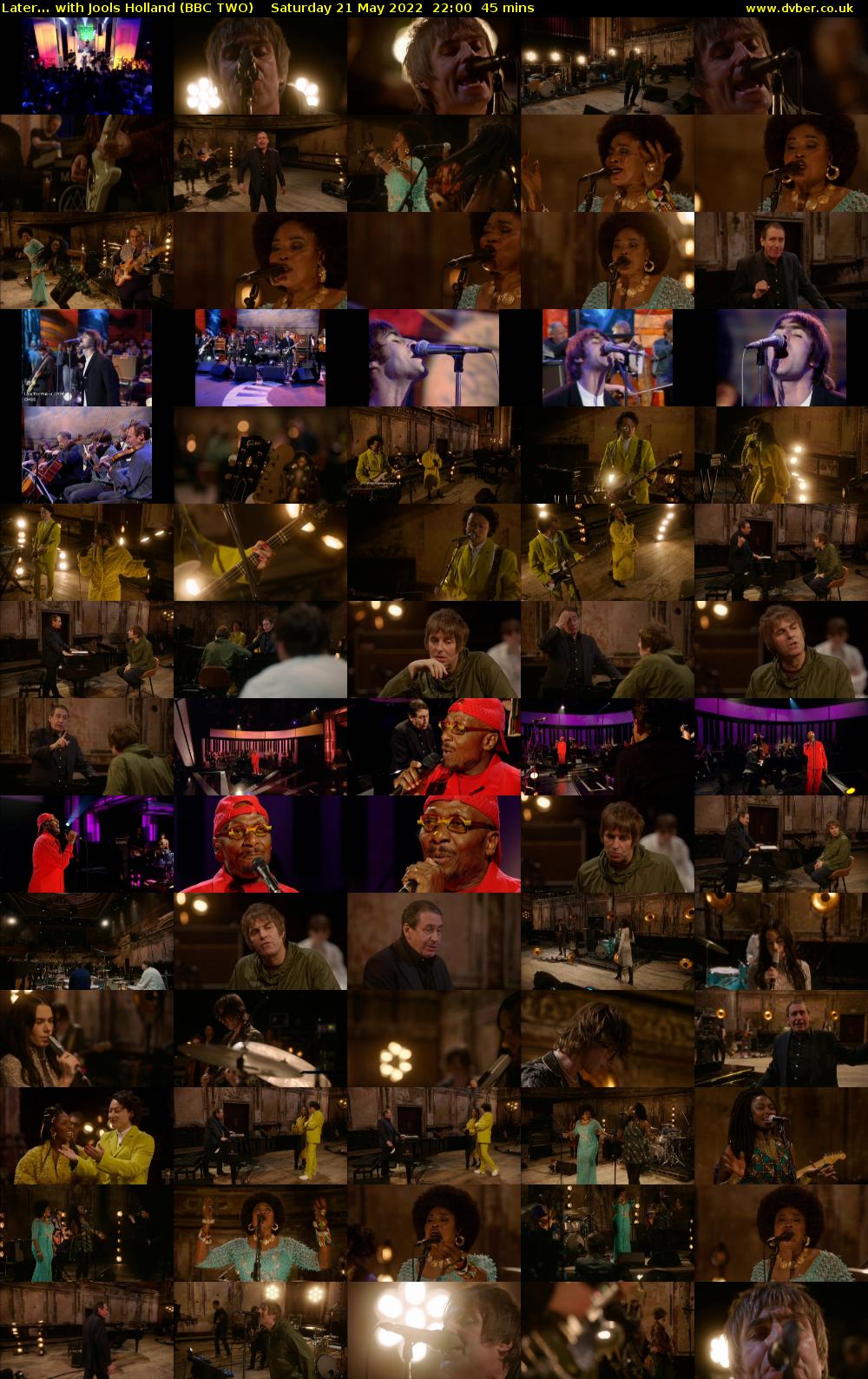 Later... with Jools Holland (BBC TWO) Saturday 21 May 2022 22:00 - 22:45