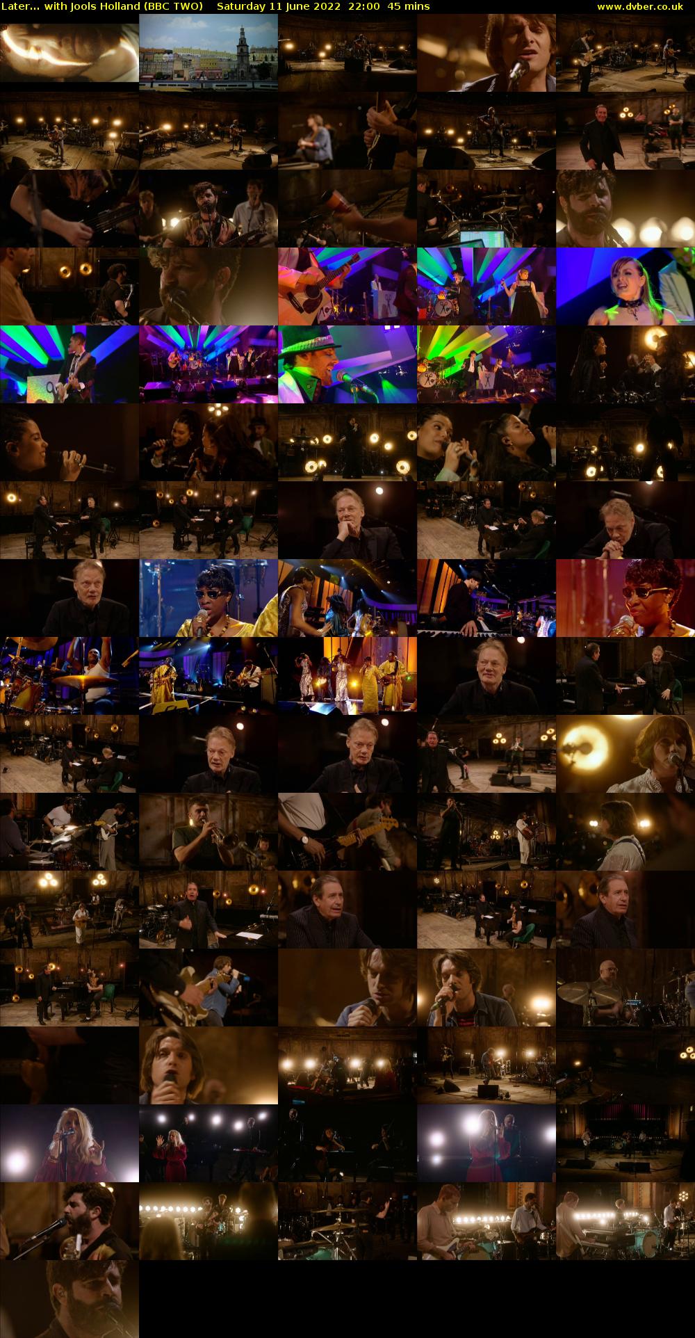 Later... with Jools Holland (BBC TWO) Saturday 11 June 2022 22:00 - 22:45