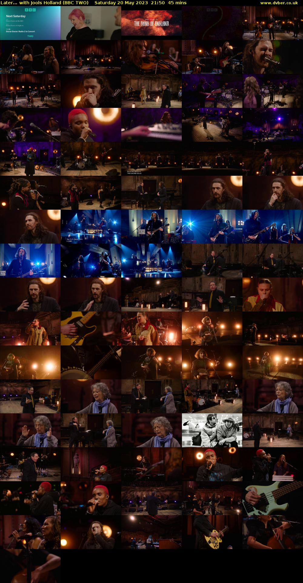Later... with Jools Holland (BBC TWO) Saturday 20 May 2023 21:50 - 22:35