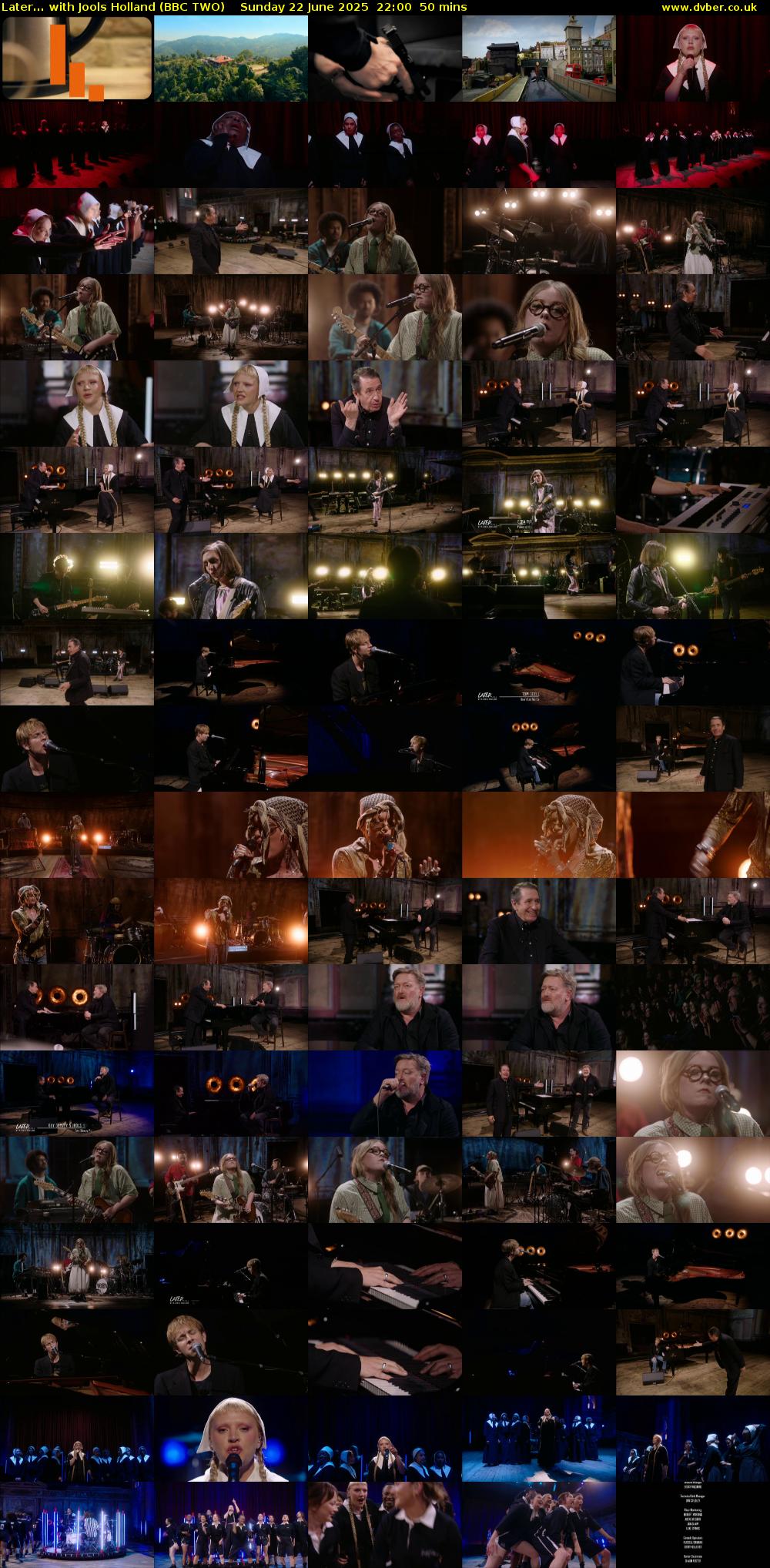 Later... with Jools Holland (BBC TWO) Sunday 22 June 2025 22:00 - 22:50