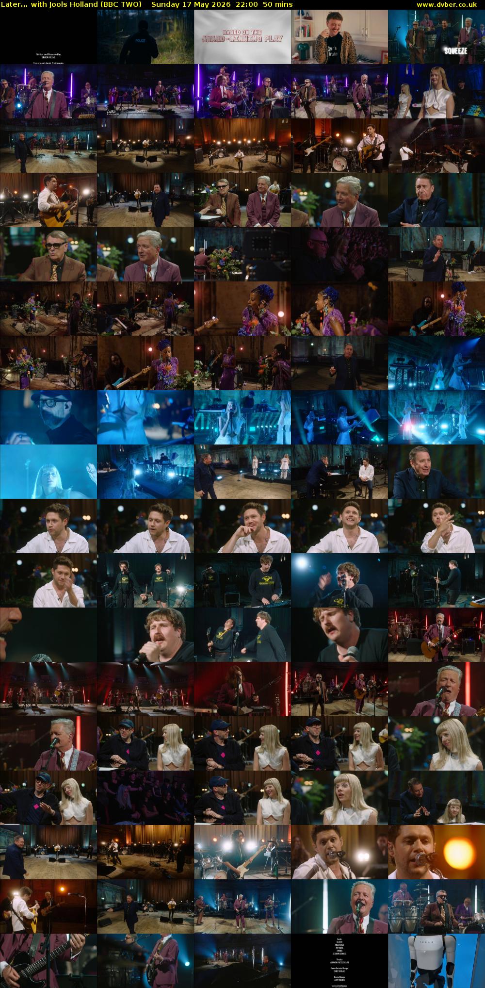 Later... with Jools Holland (BBC TWO) Sunday 17 May 2026 22:00 - 22:50
