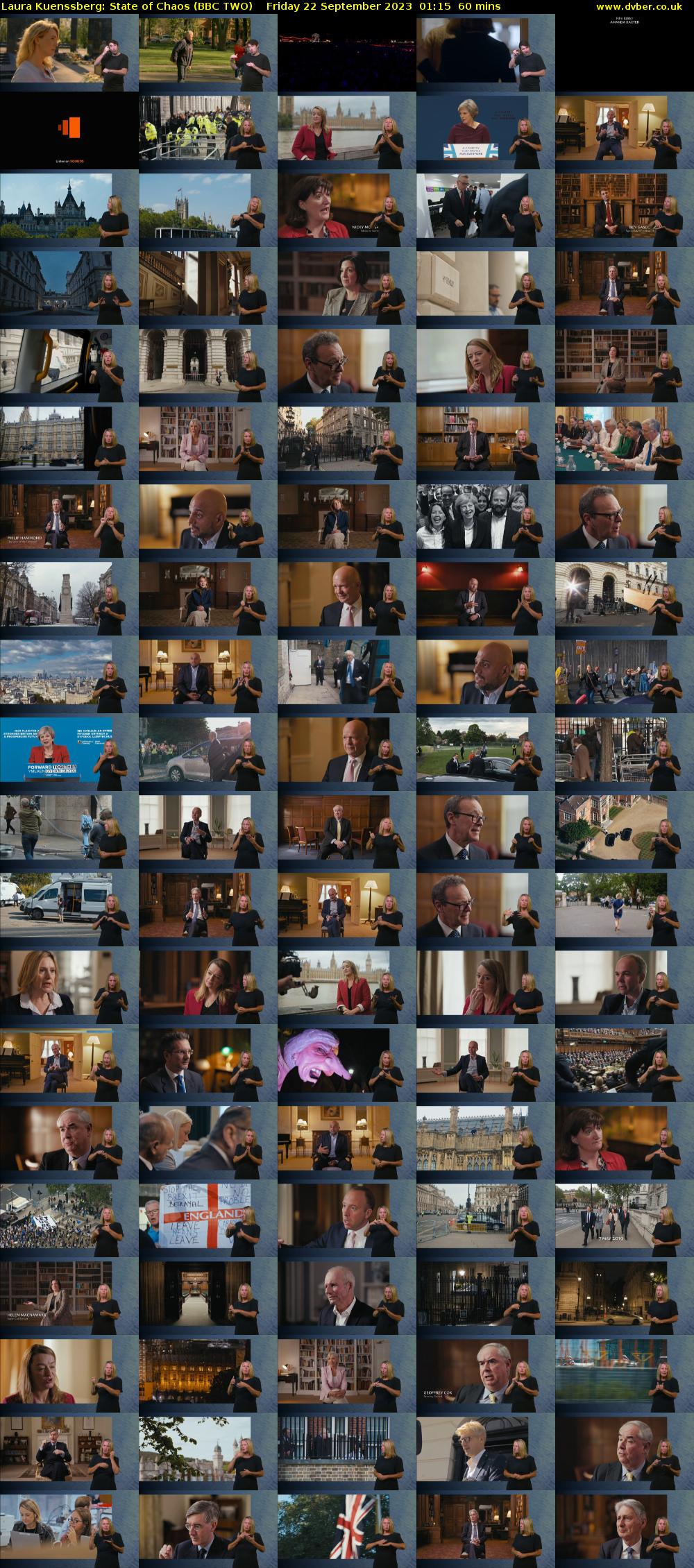 Laura Kuenssberg: State of Chaos (BBC TWO) Friday 22 September 2023 01:15 - 02:15