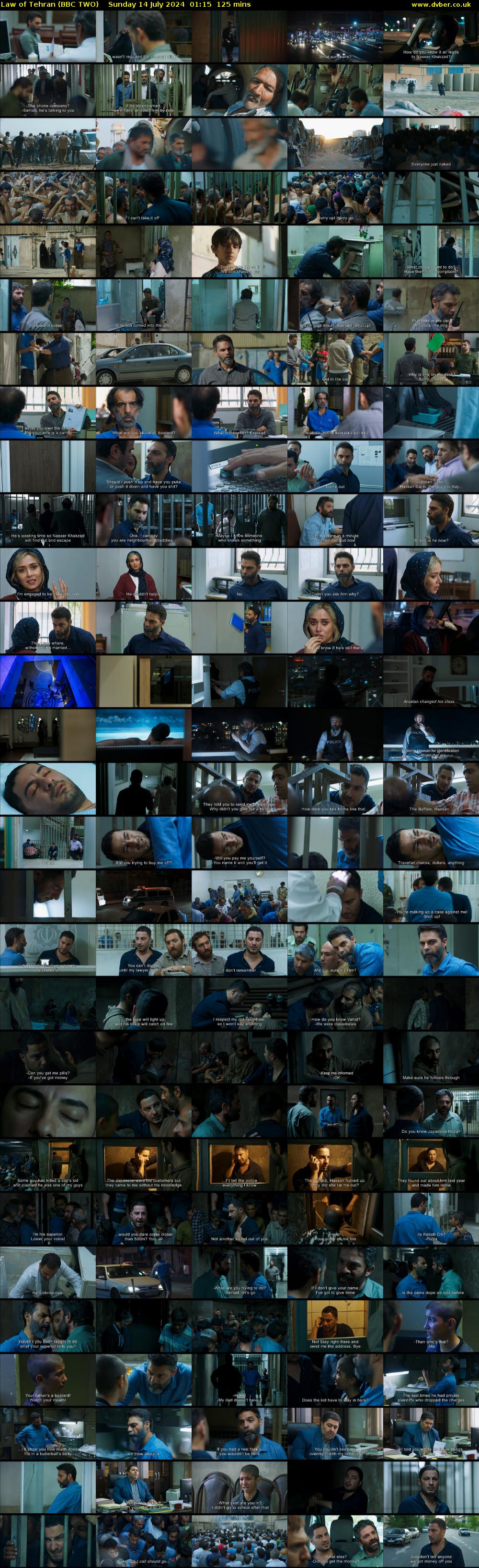 Law of Tehran (BBC TWO) Sunday 14 July 2024 01:15 - 03:20