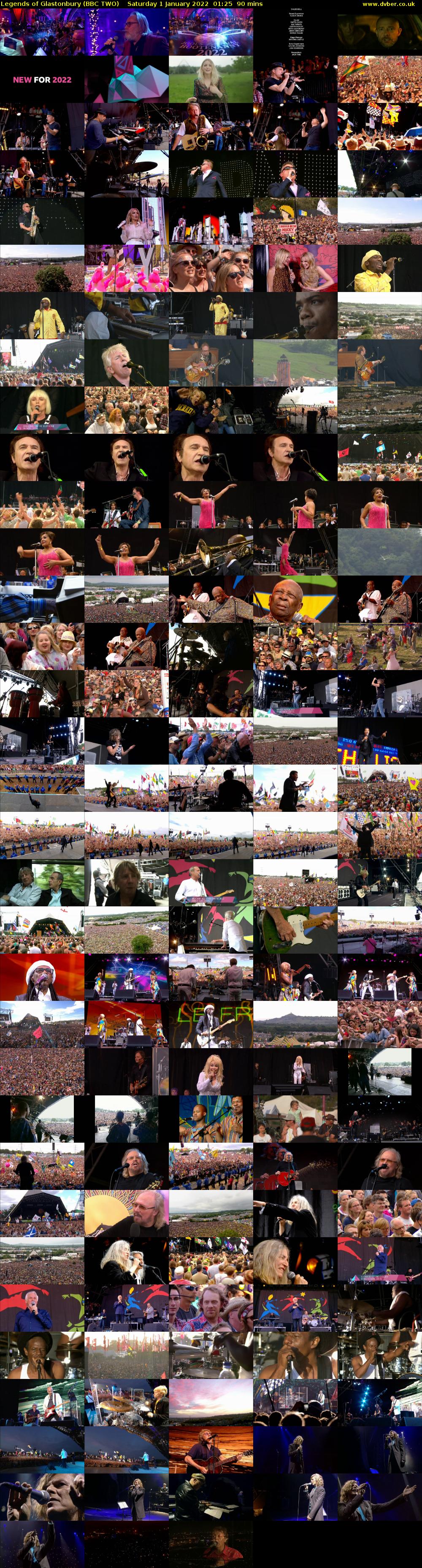 Legends of Glastonbury (BBC TWO) Saturday 1 January 2022 01:25 - 02:55