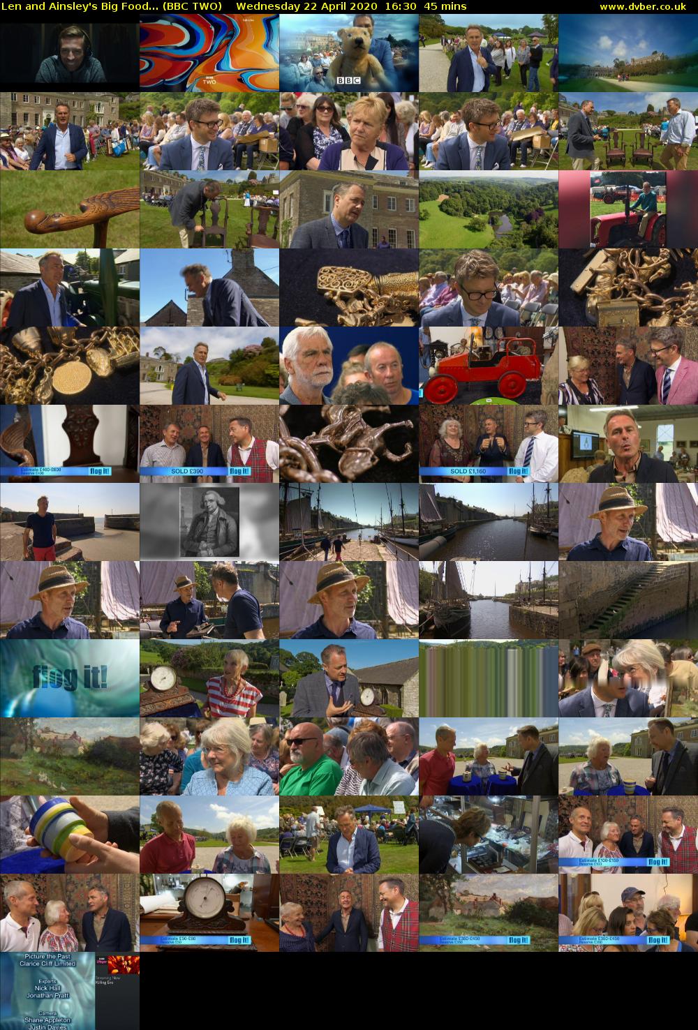 Len and Ainsley's Big Food... (BBC TWO) Wednesday 22 April 2020 16:30 - 17:15