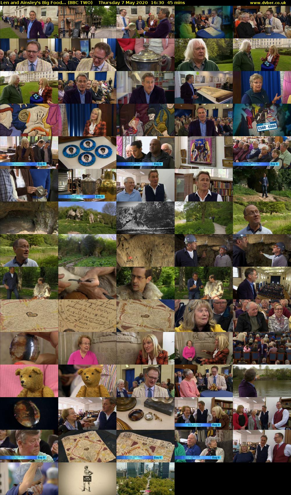 Len and Ainsley's Big Food... (BBC TWO) Thursday 7 May 2020 16:30 - 17:15