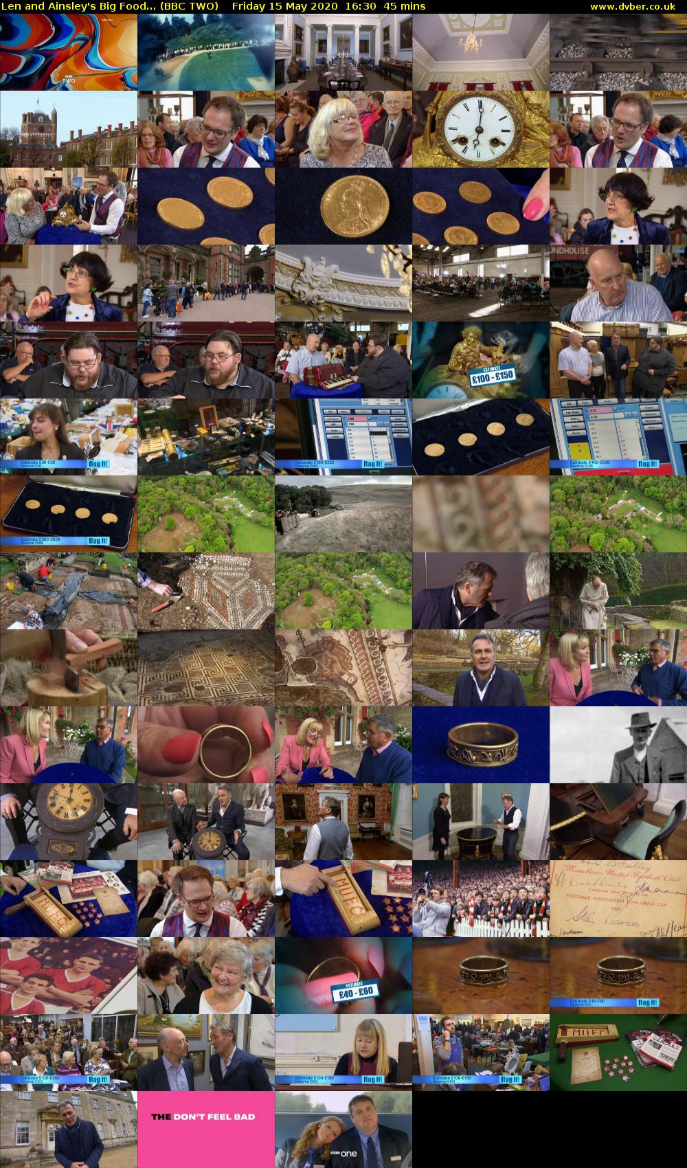 Len and Ainsley's Big Food... (BBC TWO) Friday 15 May 2020 16:30 - 17:15