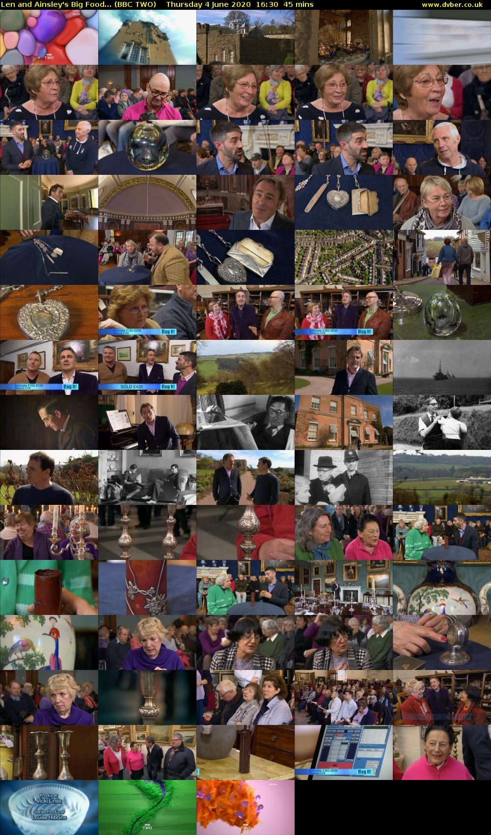 Len and Ainsley's Big Food... (BBC TWO) Thursday 4 June 2020 16:30 - 17:15