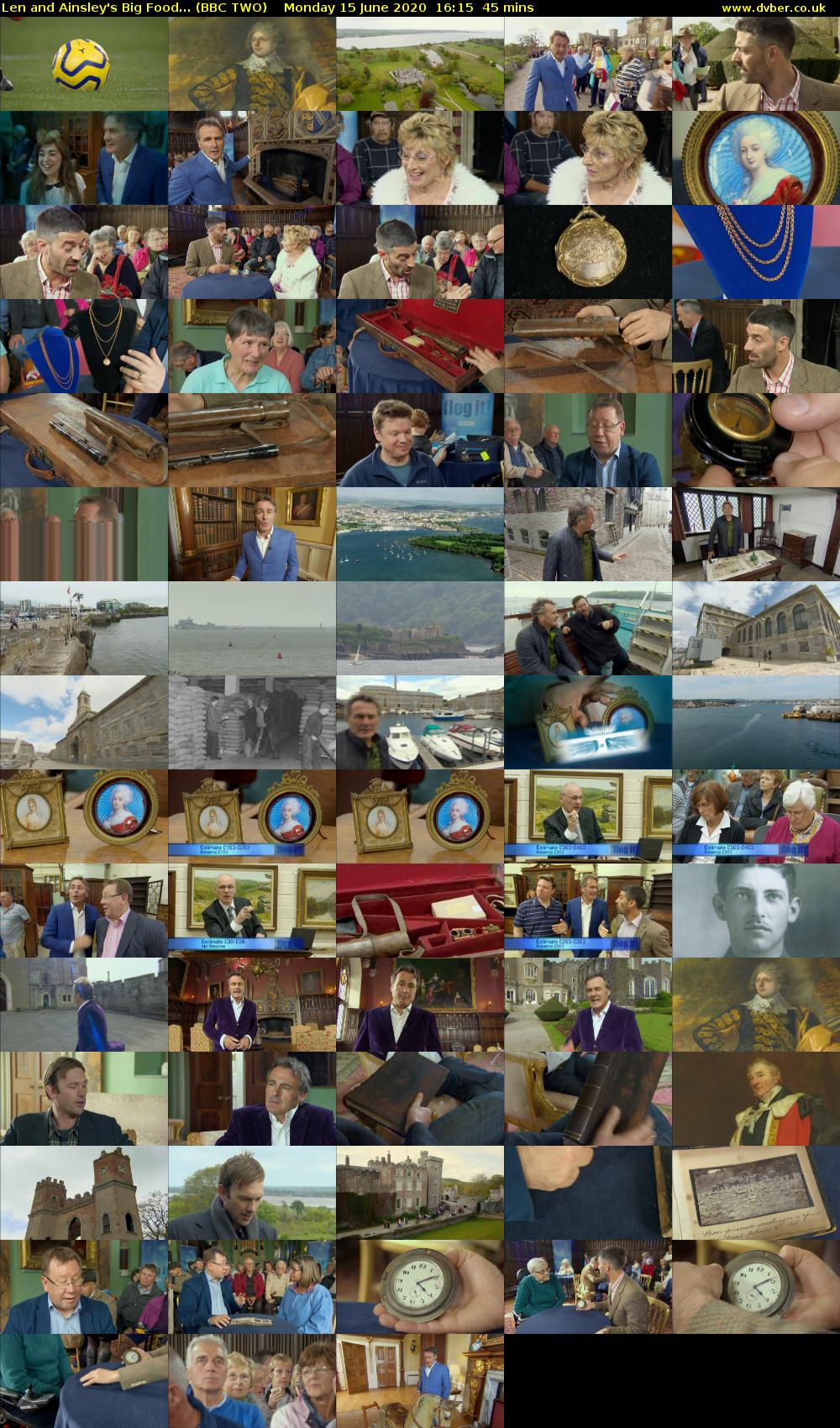 Len and Ainsley's Big Food... (BBC TWO) Monday 15 June 2020 16:15 - 17:00