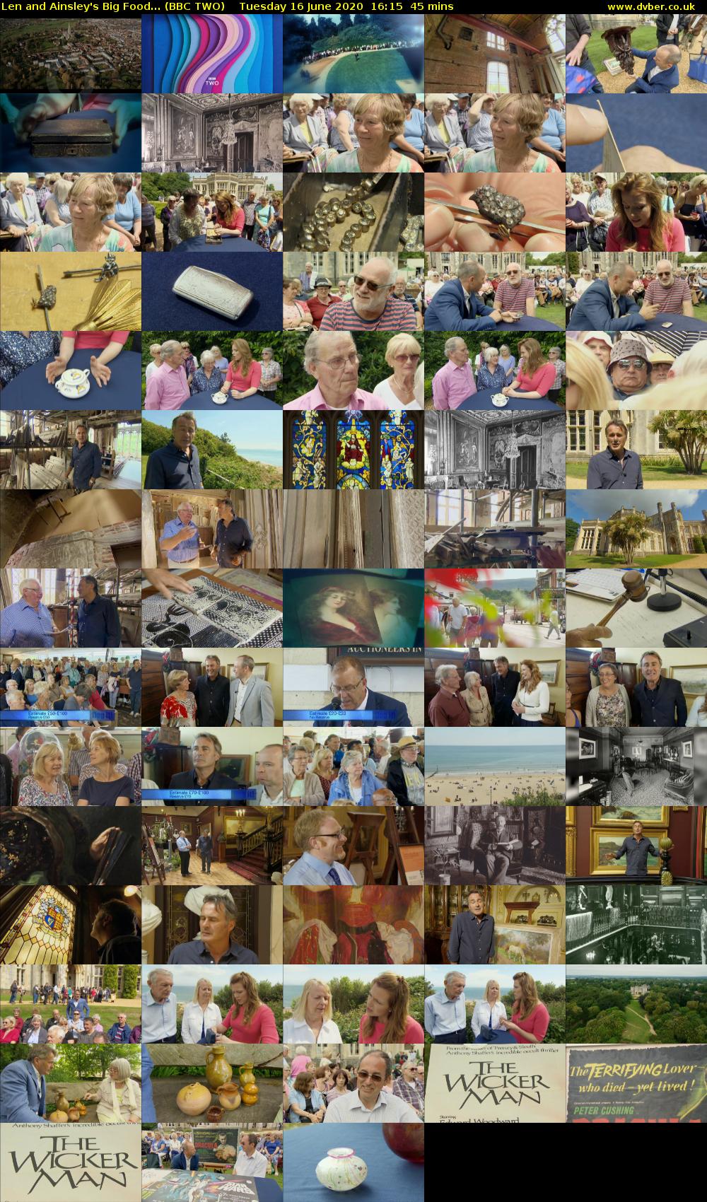 Len and Ainsley's Big Food... (BBC TWO) Tuesday 16 June 2020 16:15 - 17:00