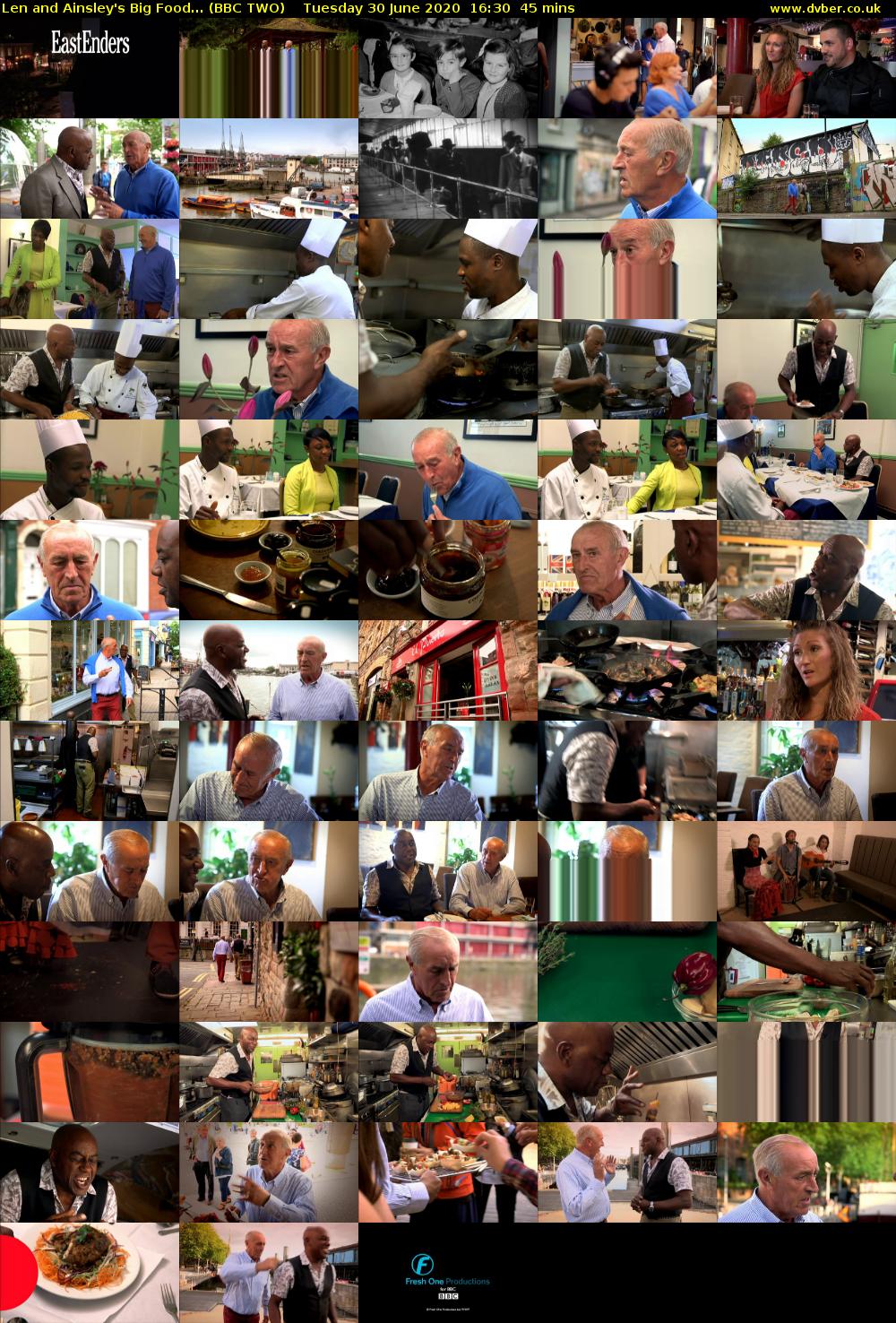 Len and Ainsley's Big Food... (BBC TWO) Tuesday 30 June 2020 16:30 - 17:15