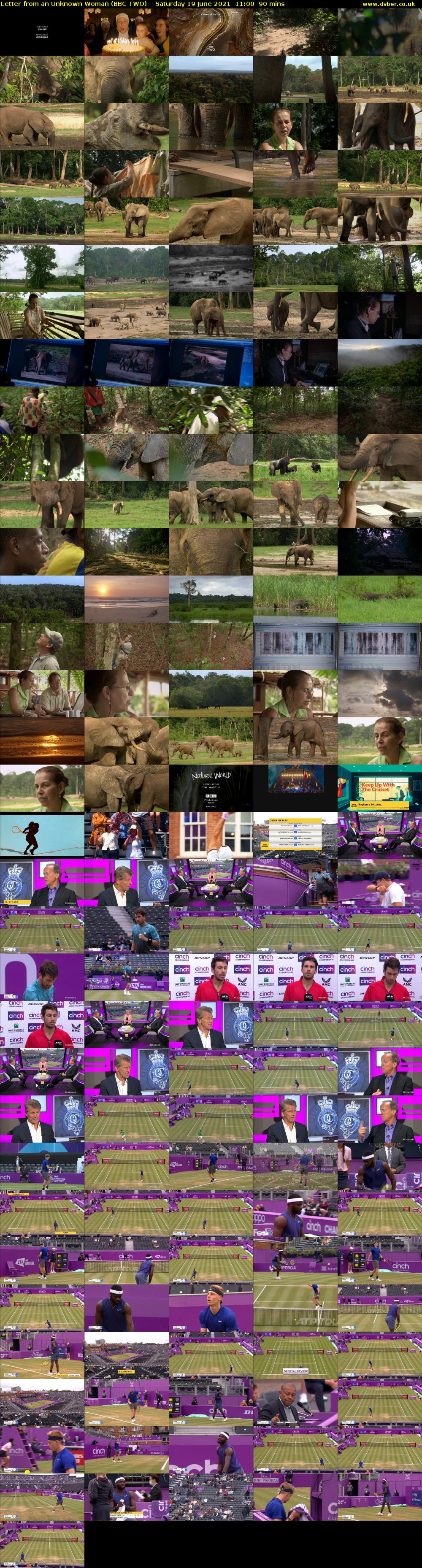 Letter from an Unknown Woman (BBC TWO) Saturday 19 June 2021 11:00 - 12:30