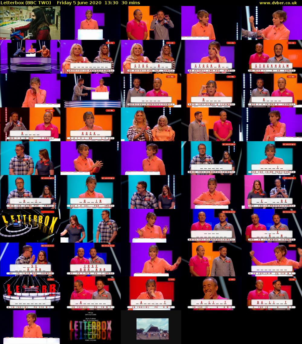 Letterbox (BBC TWO) Friday 5 June 2020 13:30 - 14:00