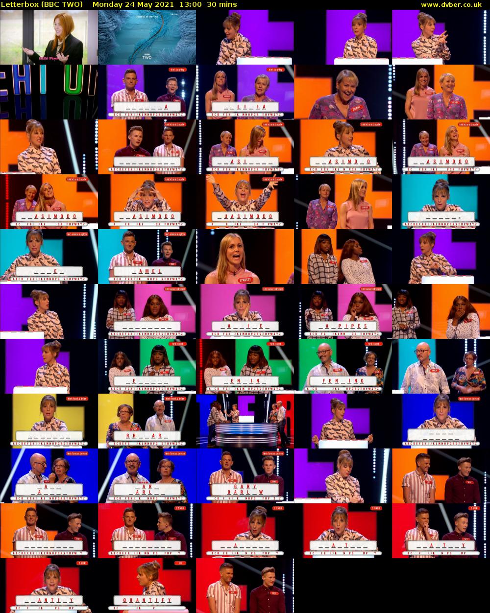 Letterbox (BBC TWO) Monday 24 May 2021 13:00 - 13:30
