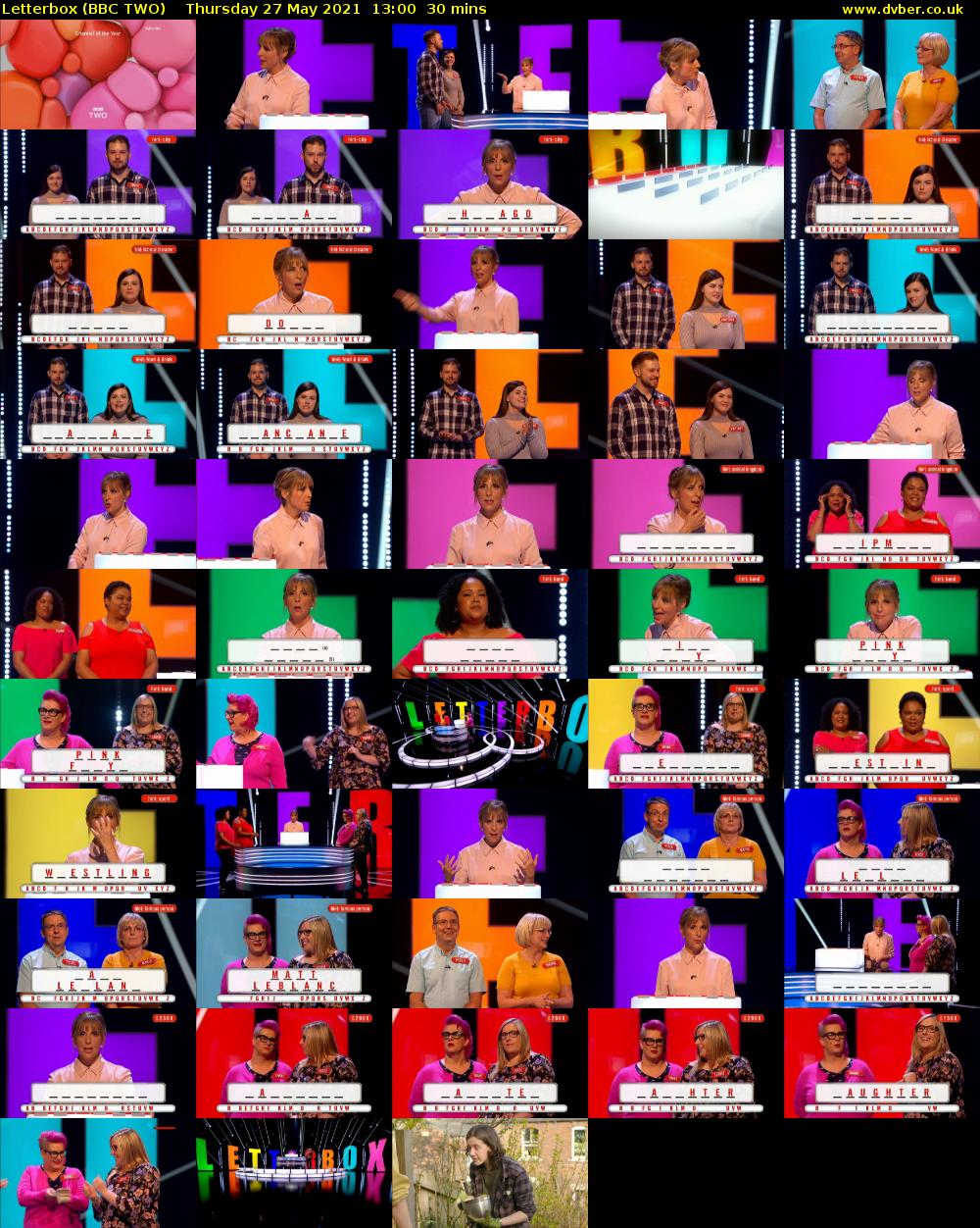 Letterbox (BBC TWO) Thursday 27 May 2021 13:00 - 13:30