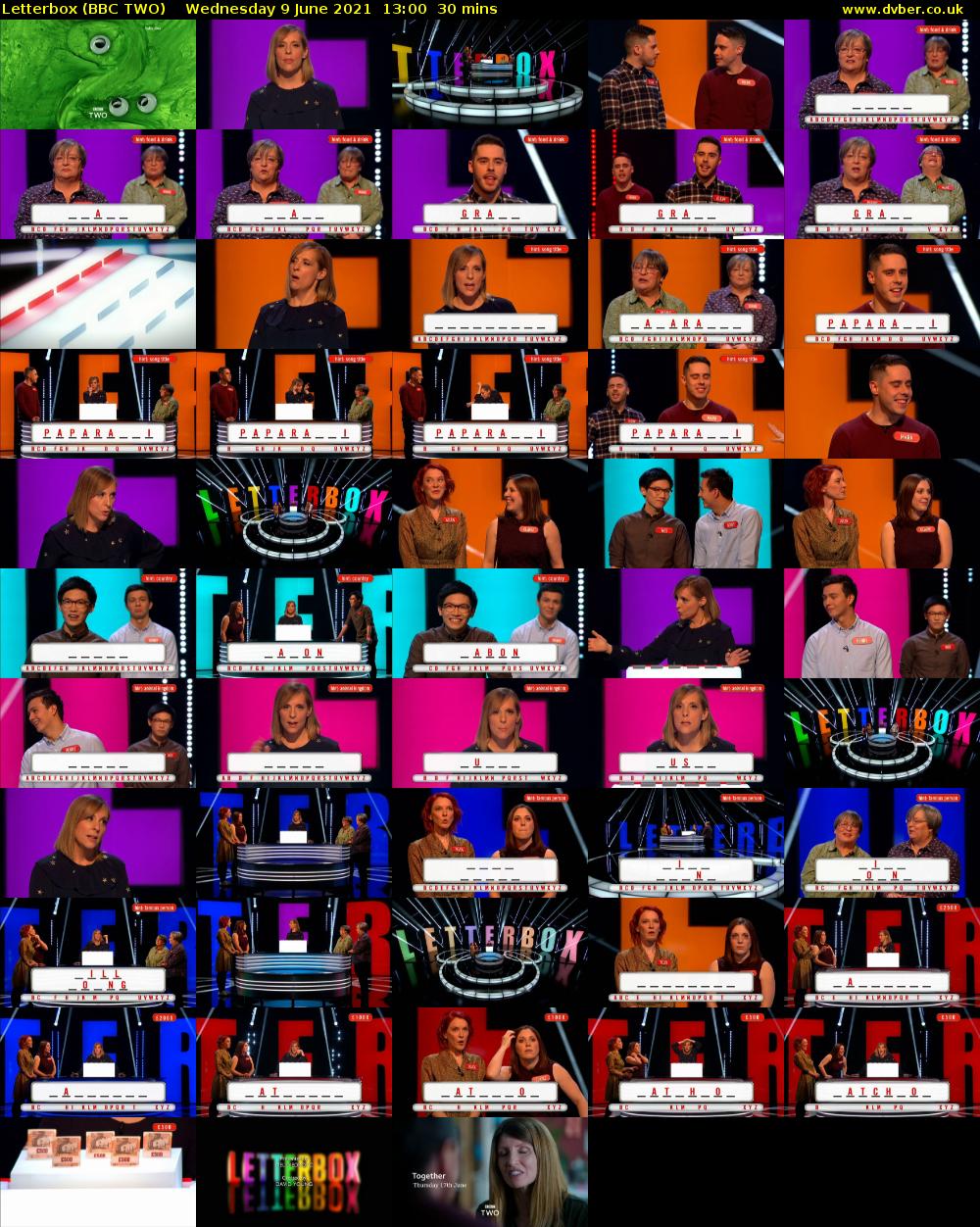 Letterbox (BBC TWO) Wednesday 9 June 2021 13:00 - 13:30