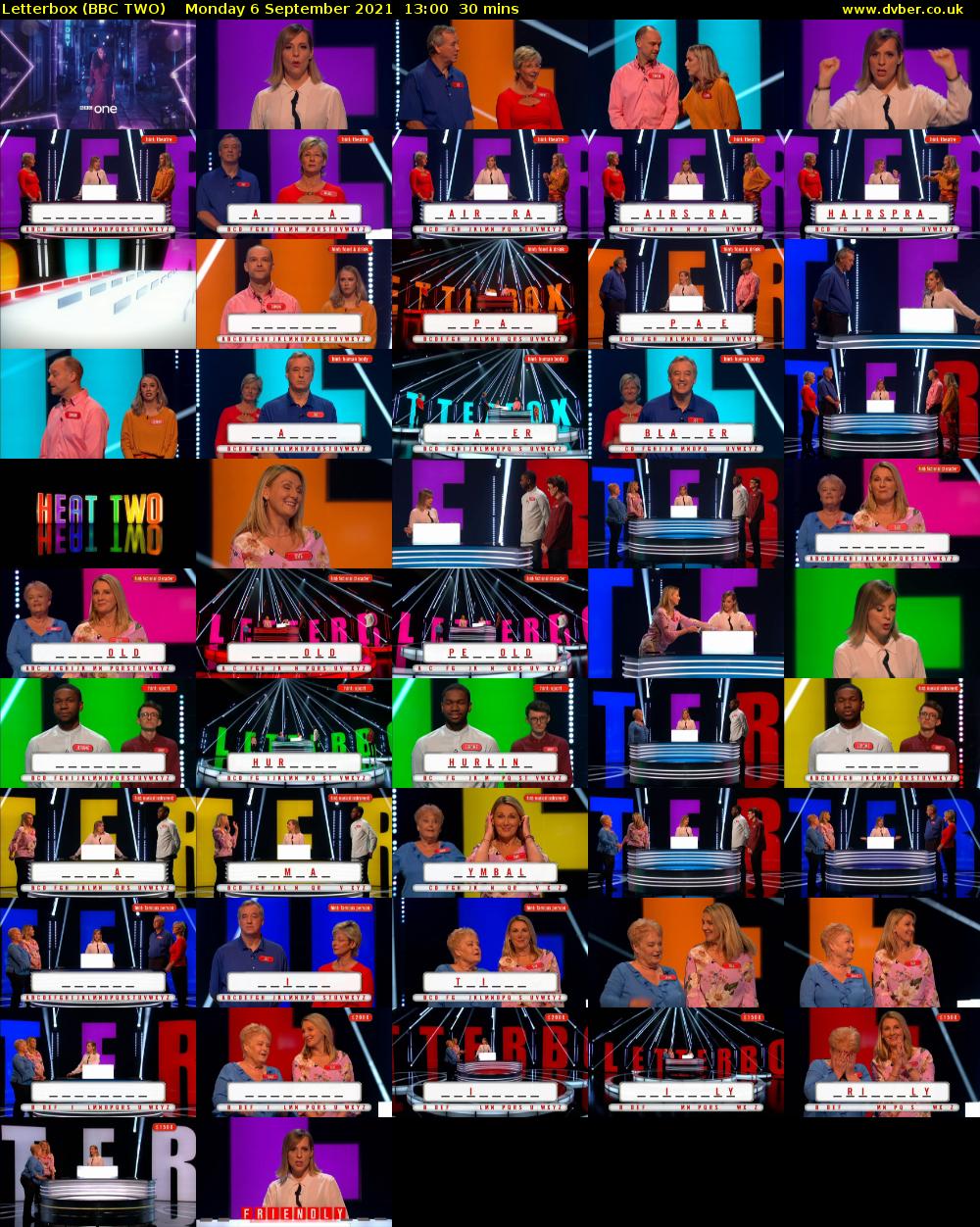 Letterbox (BBC TWO) Monday 6 September 2021 13:00 - 13:30