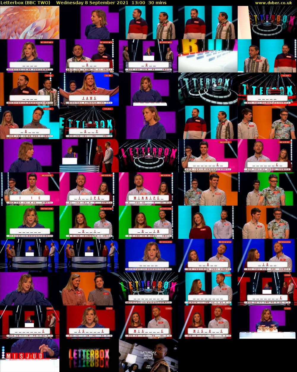 Letterbox (BBC TWO) Wednesday 8 September 2021 13:00 - 13:30